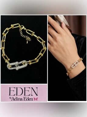 Adina Eden Gold and Silver Bracelet